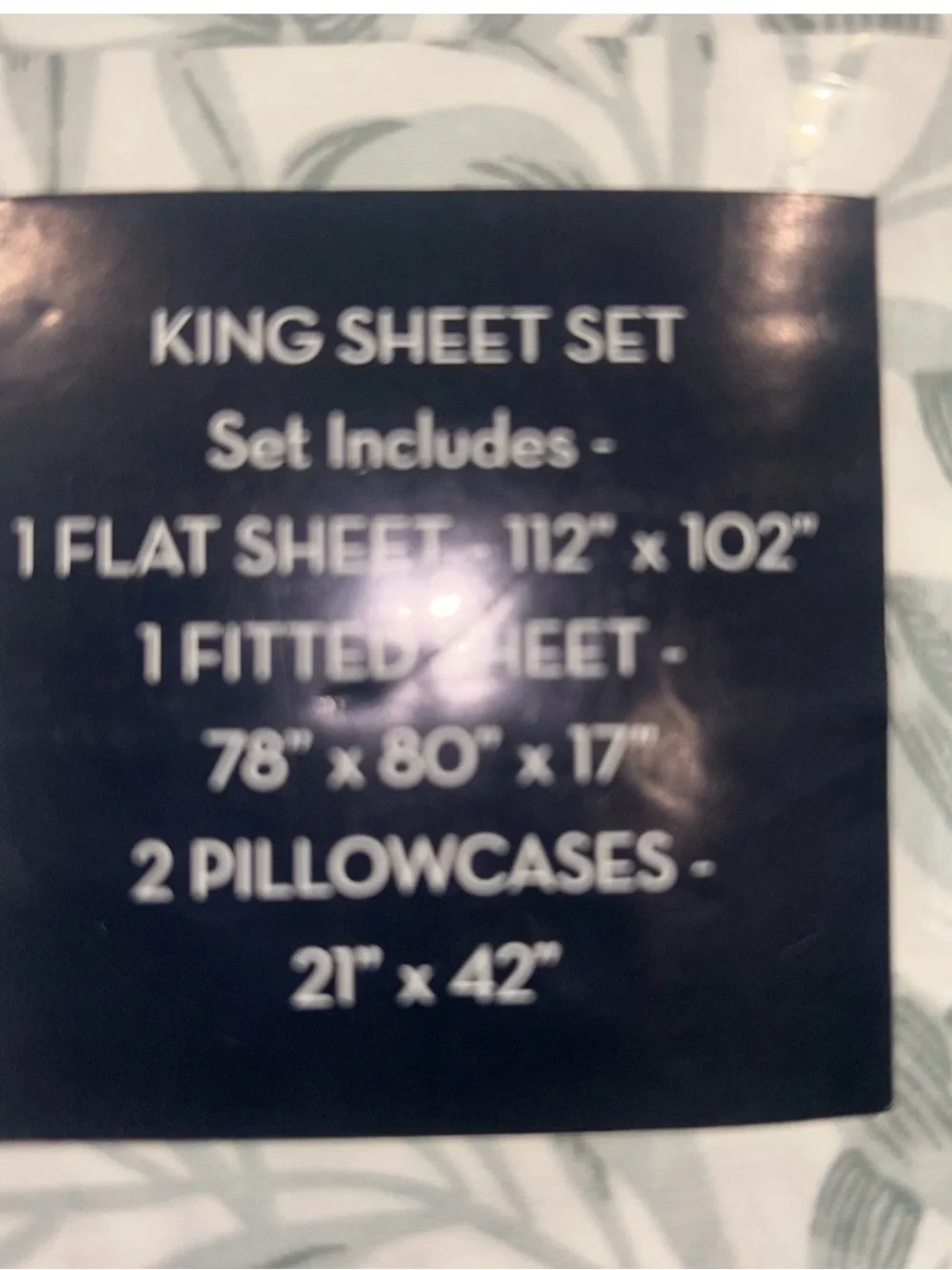 New William Morris Willow Bough King Sheet Set ~Soft Mineral Green 4-Piece